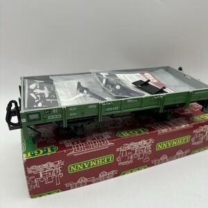 Vintage LGB Lehmann Gross Bahn #4010 G Scale Green Flat Low Side Gondola 4 Wheel
